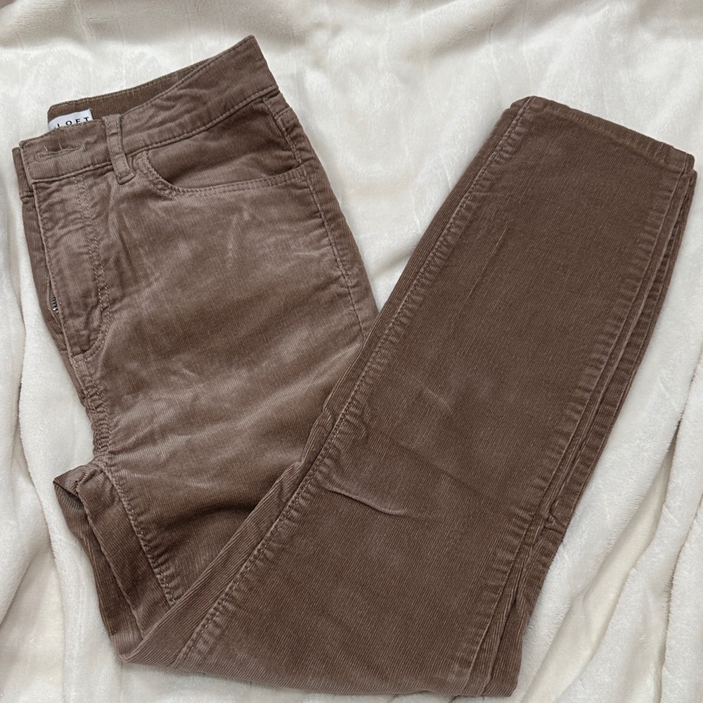 LOFT Brown Skinny Pants